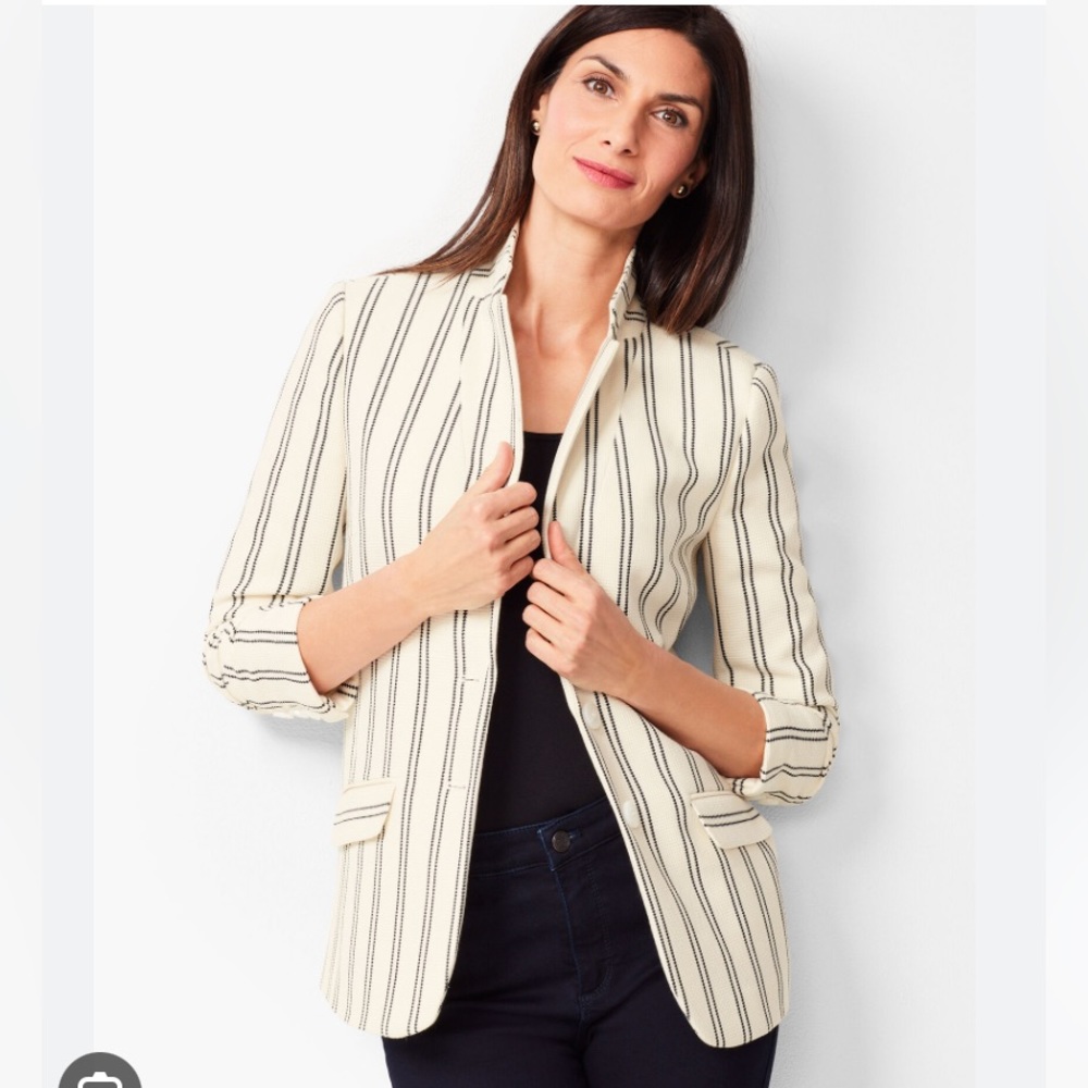 Talbots Ladies Size 4 NWT Aberdeen Knit Blazer